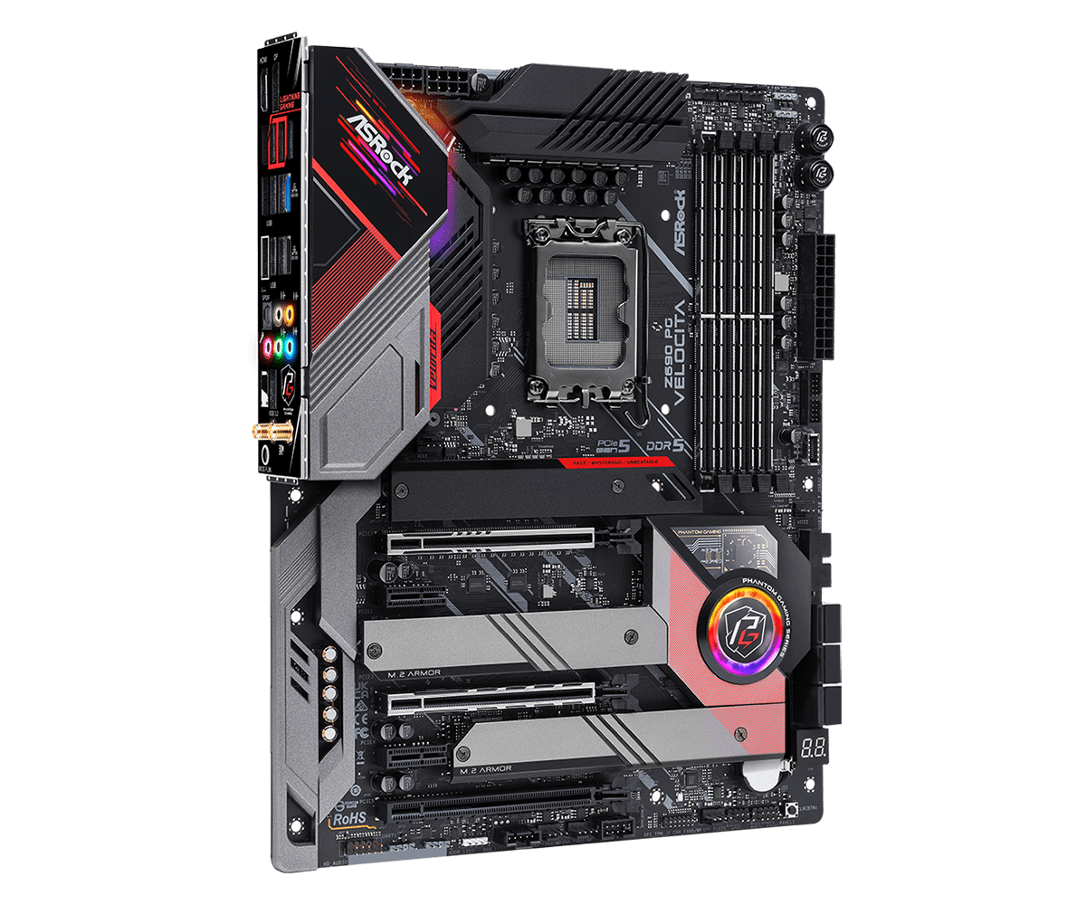Asrock Z690 PG VELOCITA Mother - Lga 1700 Ddr5 Itx Motherboard recension och pris